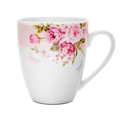 Кружка Mirabella Pink, 360 мл, фарфор, Walmer, фото 1