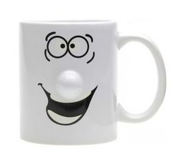 Кружка Smiley, 300 мл, белая, керамика, Walmer, фото 1