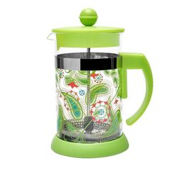 Френч-пресс Paisley Green, 600 мл, стекло, Walmer, фото 1