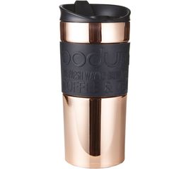 Кружка дорожная TRAVEL, 350 мл, золото, нержавеющая сталь, Bodum, фото 1