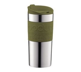 Кружка дорожная Travel, 350 мл, светло-зеленая, нержавеющая сталь, Bodum, фото 1