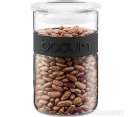 Банка для хранения Presso, 1 л, черная, Bodum, фото 1