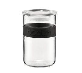 Банка для хранения Presso, 600 мл, черная, Bodum, фото 1