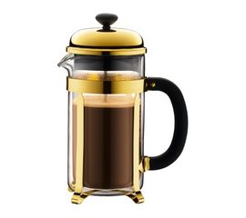 Кофейник с прессом CHAMBORD, 1500 мл, золото, Bodum, фото 1