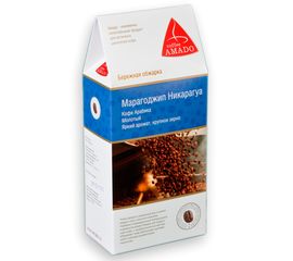 Кофе молотый Марагоджип Никарагуа, 150 г, Amado, фото 1