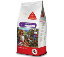 Кофе в зернах Марагоджип Французская ваниль, 500 г, Amado, фото 1