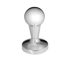 Темпер алюминиевый полированный, плоский, ручка шар, 58 мм, Motta, фото 1