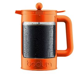 Кофейник для приготовления холодного кофе Ice Bean, 1.5 л, оранжевый, Bodum, фото 1