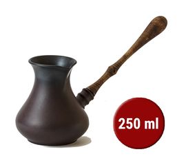 Турка "Кувшин" фарфоровая жаропрочная, 250 мл, ручная работа, фото 1