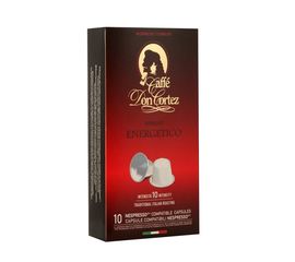 Кофе в капсулах ENERGETICO для кофемашин Nespresso, 10 шт., Don Cortez, фото 1