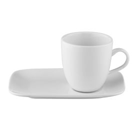 Чайная пара «Домиталь», 170 мл, белая, фарфор, фото 1