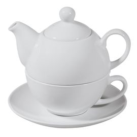 Чайный набор «Эгоист», белый, фаянс, фото 1