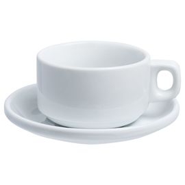Кофейная пара Delight, 150 мл, белая, фарфор, фото 1