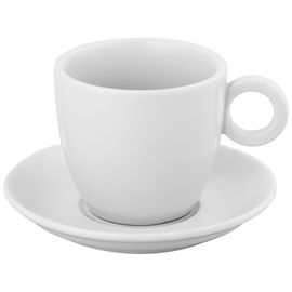 Кофейная пара Cheer, 200 мл, белая, фарфор, фото 1