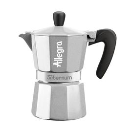 Гейзерная кофеварка Allegra Silver R, 6015, на 3 чашки, Bialetti, фото 1