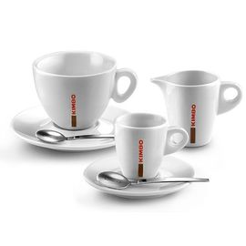 Набор чашек с блюдцами для капучино, 6 шт., KIMBO, фото 1