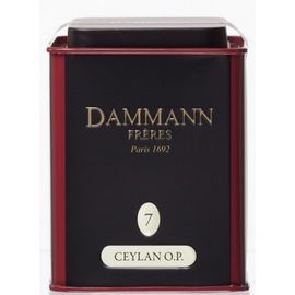 Чай черный №7 Цейлон О.Р., жестяная банка 100 г, Dammann, фото 1