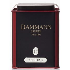 Чай черный ароматизированный №17 Семь Ароматов, жестяная банка 100 г, Dammann, фото 1