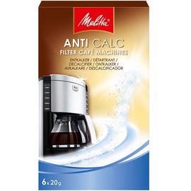 Очиститель от накипи для фильтр-кофеварок, 6х20 г, Melitta, фото 1