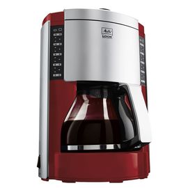 Кофеварка капельная Look III de luxe, серебристо-красная, Melitta, фото 1