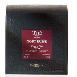 Чай черный Gout Russe «Русский вкус», картонная коробка 2х25 шт., 50 г, Dammann, фото 1