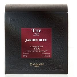Чай черный ароматизированный Jardin Bleu «Голубой Сад», картонная коробка 2х25 шт., 50 г, Dammann, фото 1
