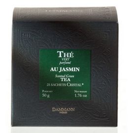 Чай зеленый The Vert au Jasmin «Зеленый чай с жасмином», картонная коробка 2х25 шт., 50 г, Dammann, фото 1
