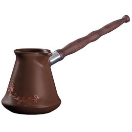 Керамическая турка с декором Ibriks, 350 мл, цвет шоколад, Ceraflame, фото 1