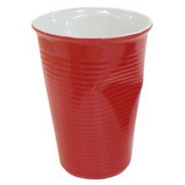 Стаканчик мятый керамический Mondo Ceram, 240 мл, красный, Ceraflame, фото 1
