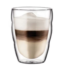 Набор термобокалов Pilatus, 2 шт., 250 мл, прозрачные, стекло, Bodum, фото 1