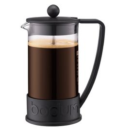 Френч-пресс Brazil, 1 л, черный, стекло/пластик, Bodum, фото 1