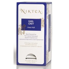 Чай черный Earl Grey (Эрл Грей), 25 пак., Niktea, фото 1