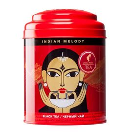 Чай черный Indian Melody / Индийская мелодия, листовой, банка 100 г, Julius Meinl, фото 1