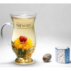 Чашка стеклянная с логотипом, стекло, Newby, фото 1