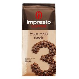Кофе в зернах Espresso Classic, 200 г, Impresto, фото 1