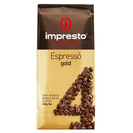 Кофе в зернах Espresso Gold, 200 г, Impresto, фото 1