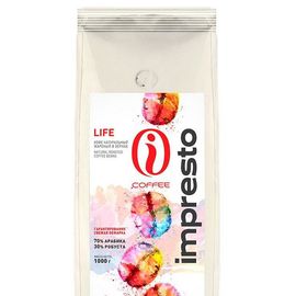 Кофе в зернах Life, 1 кг, Impresto, фото 1