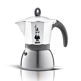 Гейзерная кофеварка MOKA INDUZIONE на 6 чашек 360 мл, белая, Bialetti, фото 1