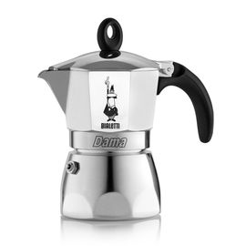 Гейзерная кофеварка DAMA на 3 чашки 150 мл, стальная, алюминий, Bialetti, фото 1