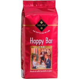 Кофе в зернах HAPPY BAR, 80% Арабика / 20% Робуста, 1 кг, Milani, фото 1