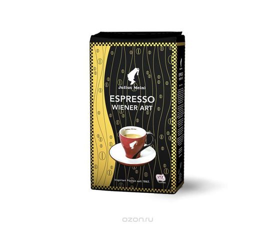 Кофе Espresso Wiener Art, зерно, 1 кг, Julius Meinl, фото 1