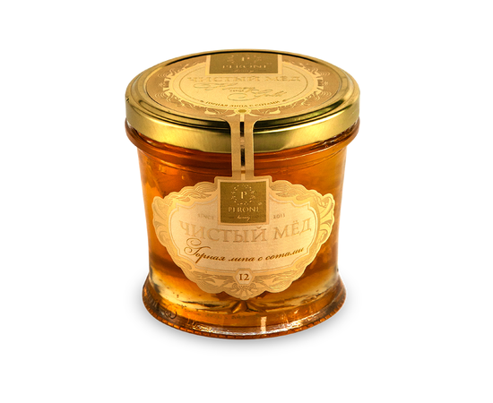 Мёд натуральный "Горная липа с сотами", 290 г, Peroni Honey, фото 1