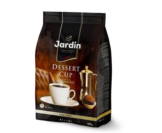 Кофе в зернах Dessert Cup 100% арабика, 500 г, Jardin, фото 1