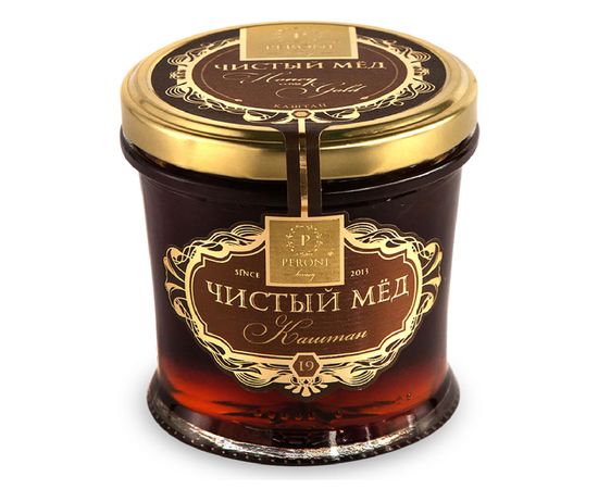 Мёд натуральный "Каштан", 290 г, Peroni Honey, фото 1