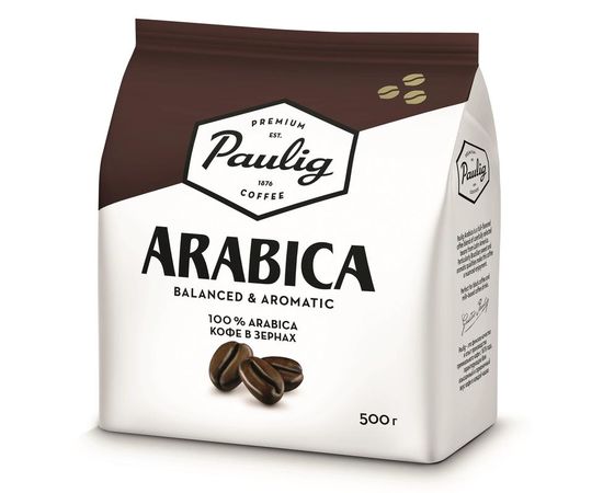 Кофе в зернах Arabica, 500 г, Paulig, фото 1