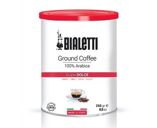 Кофе молотый Gusto Dolce, ж/б 250 г, Bialetti, фото 1