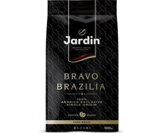 Кофе в зернах Bravo Brazilia, 1 кг, Jardin, фото 1