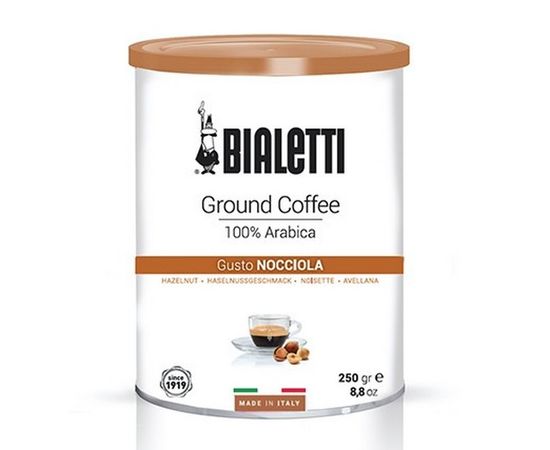 Кофе молотый Gusto Nocciola, ж/б 250 г, Bialetti, фото 1