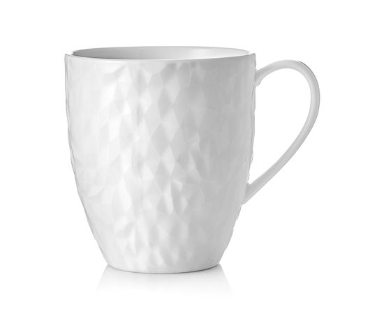 Кружка Crystal, 320 мл, белая, фарфор, Walmer, фото 1