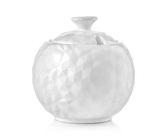 Сахарница Crystal, 250 мл, белая, фарфор, Walmer, фото 1